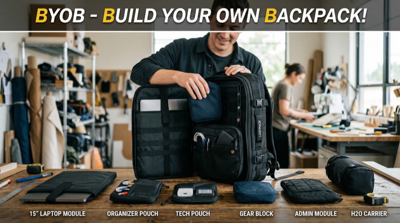 LastPack modular backpack