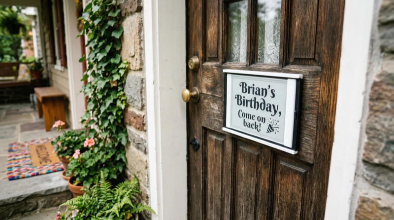 Marq-E smart door display product