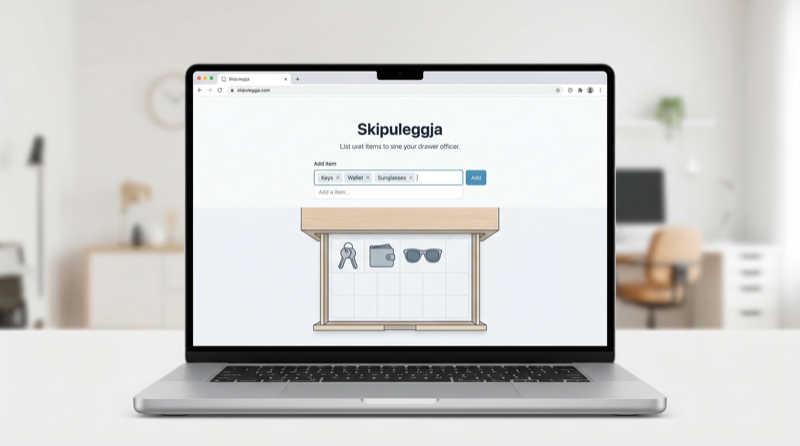 Skipuleggja custom organizer